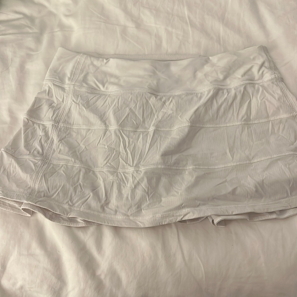 Lululemon White Tennis Skirt